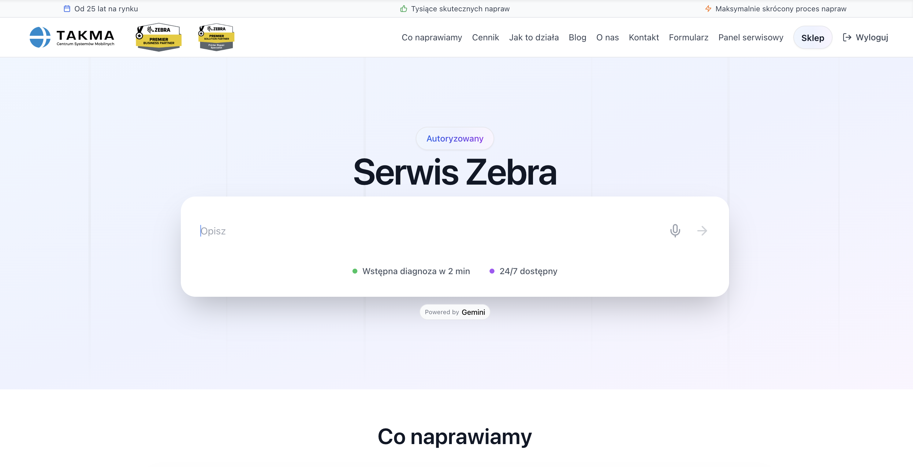 Serwis-Zebry.pl - Inteligentny Ekosystem Serwisowy AI